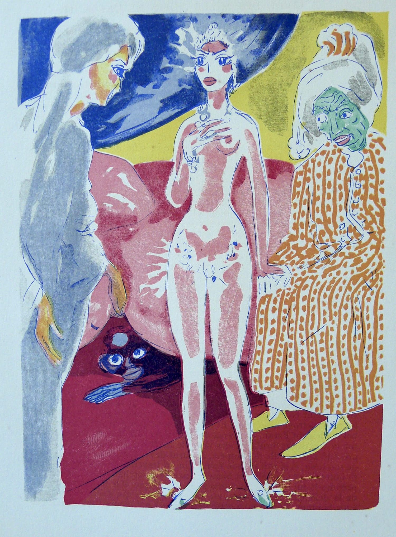 Kees van Dongen - Gravure 1001 nacht: 'Le Nègre sous le lit' kopen? Bied vanaf 25!