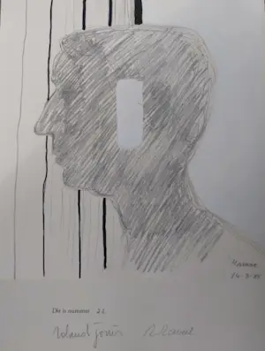 Roger Raveel - Zelfportret en een profiel kopen? Bied vanaf 299!