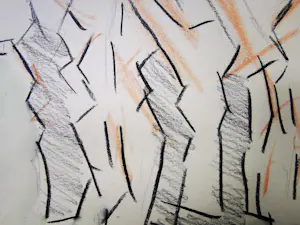 Jan Sierhuis - Tekening krijt/acryl kopen? Bied vanaf 1!