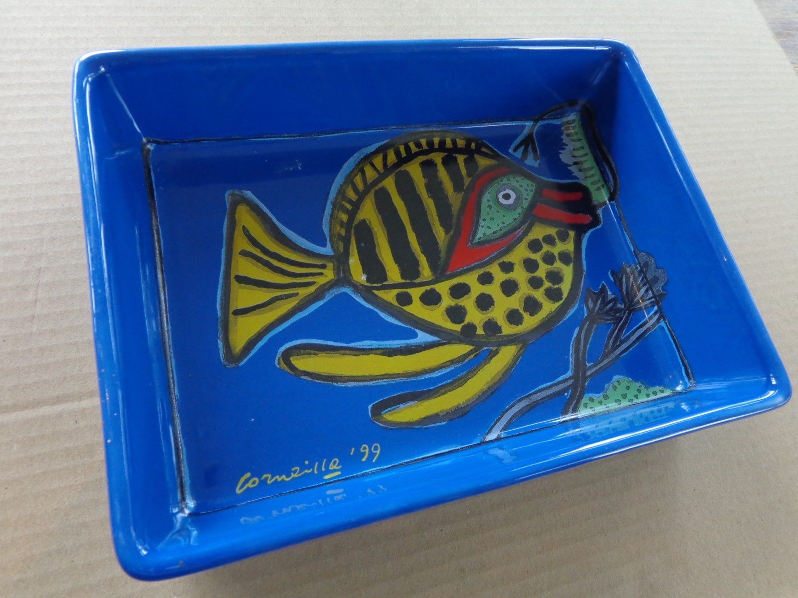 Corneille - VIS / KERAMIEKEN OVENSCHAAL / 24x18x5cm / 1999 kopen? Bied vanaf 50!