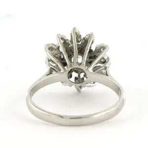 18k witgouden ring met briljant geslepen diamant tot. 0,50ct kopen? Bied vanaf 660!