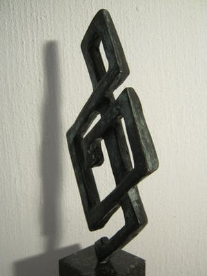 Brons (Onbekend) - Brons sculptuur - Muzieksleutel kopen? Bied vanaf 100!