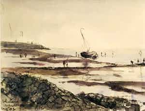 Frida Holleman - Vlieland, Waddenzee verkocht voor € 75!