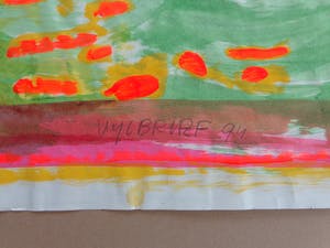 Ernst Vijlbrief - ABSTRACTIE / ORIGINEEL WERK / 99x64cm / SIG / 1994 kopen? Bied vanaf 90!