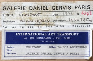 Constant - vrouwelijk naakt - 1971 - oplage 20 ex. kopen? Bied vanaf 325!