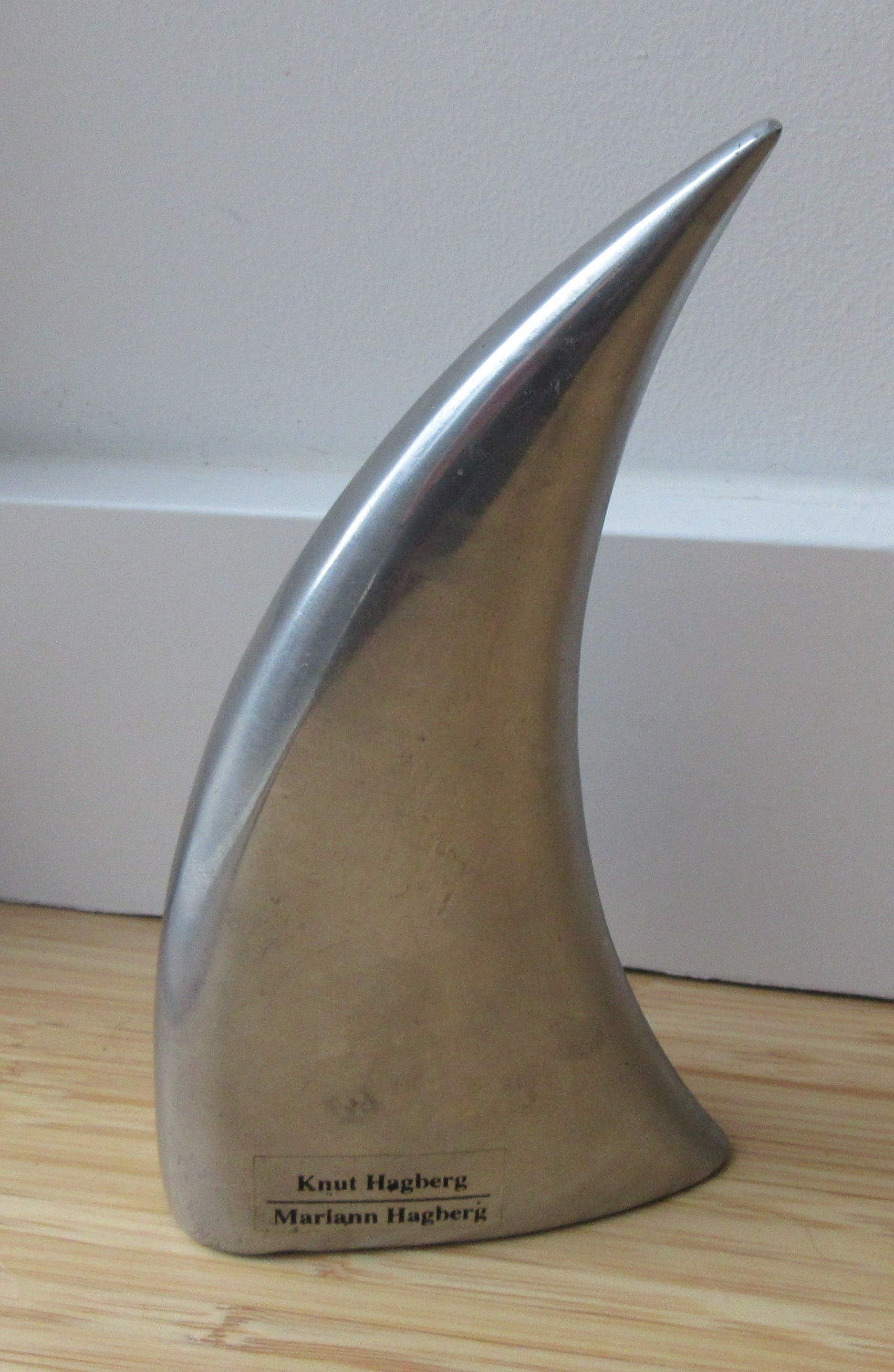 Knut & Marianne Hagberg - Paar Aluminium design sculpturen kopen? Bied vanaf 24!