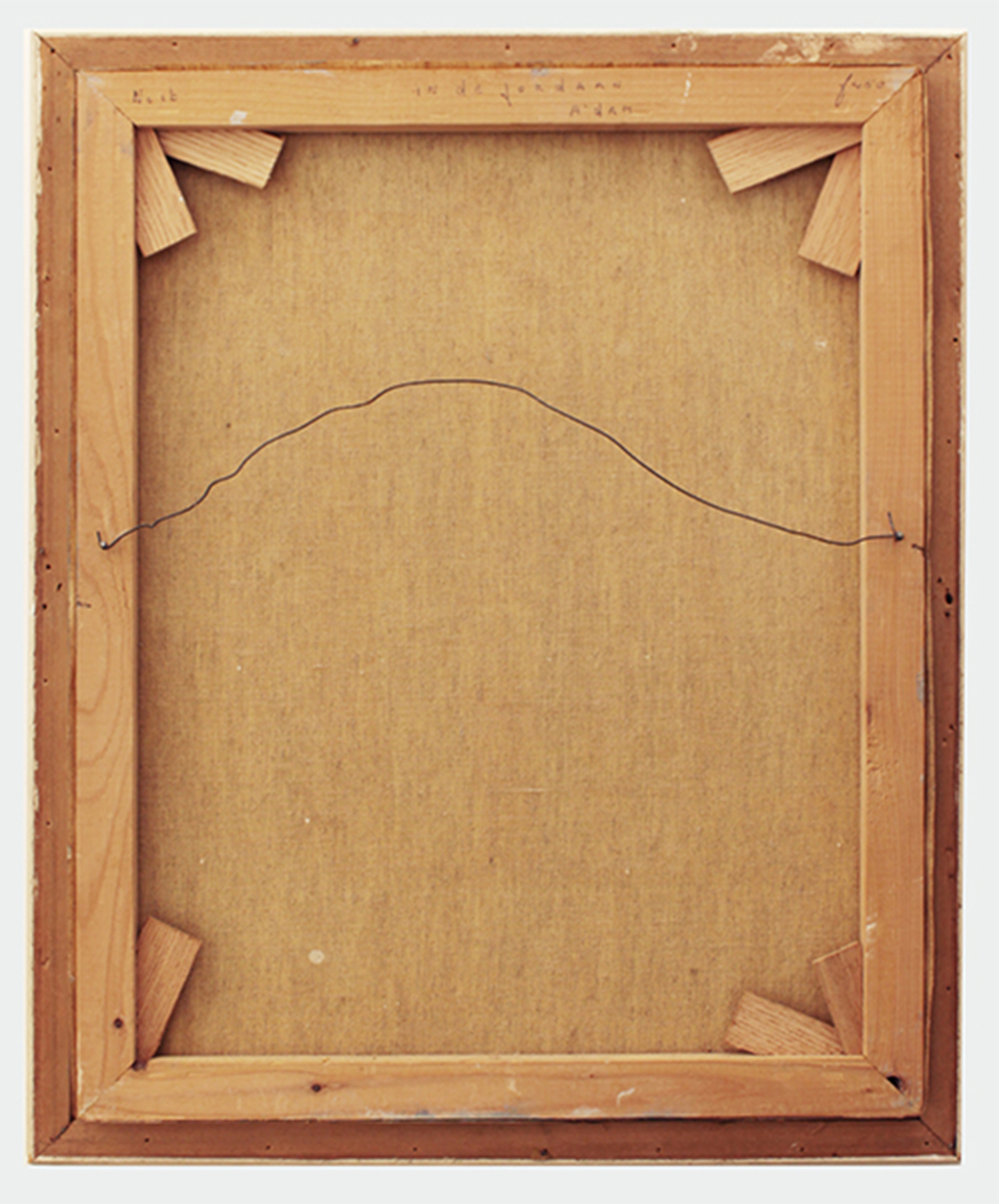 Jan Kelderman - olieverf op doek - de Jordaan Amsterdam kopen? Bied vanaf 40!