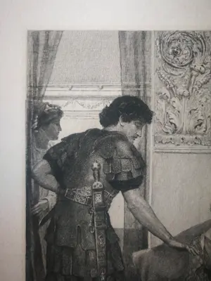 Lourens Alma Tadema - A Silent Greeting. kopen? Bied vanaf 169!