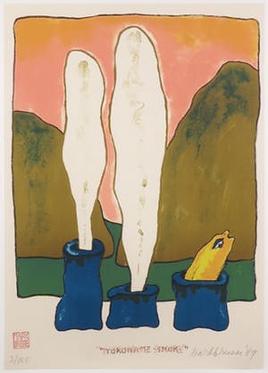 Mark Brusse - Litho, Tokoname-Smoke - Ingelijst kopen? Bied vanaf 1!