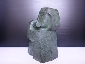 Niet of onleesbaar gesigneerd - Kubistisch gesigneerd beeldje van fluitspeler kopen? Bied vanaf 1!