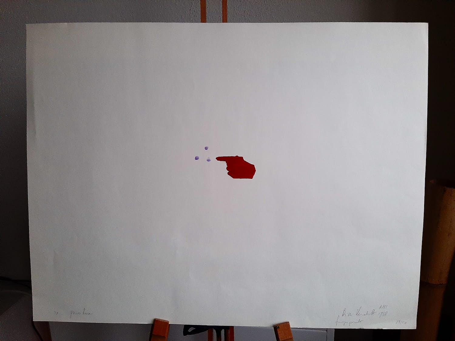 Dick Verdult - '3 x Press Here' | Fingerprints kopen? Bied vanaf 20!