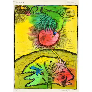 Corneille - Kleurenzeefdruk DRENTE Handgesigneerd uit 2004 kopen? Bied vanaf 225!