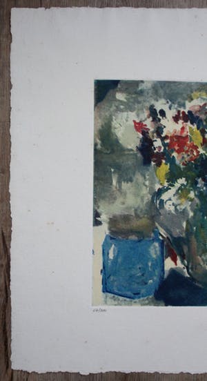 Kees Verwey - Ets/aquatint - bloemstilleven kopen? Bied vanaf 125!