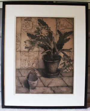 Aart van Dobbenburgh - Roode cactus kopen? Bied vanaf 90!