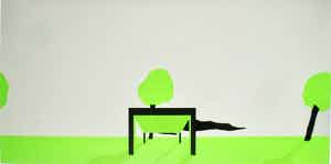 Hans Landsaat - Grote zeefdruk verkocht voor € 35!