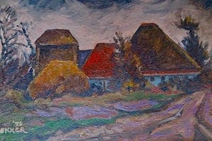 Jan Dekker - Boerderij in zwaar weer - Stijl Groninger Ploeg kopen? Bied vanaf 69!