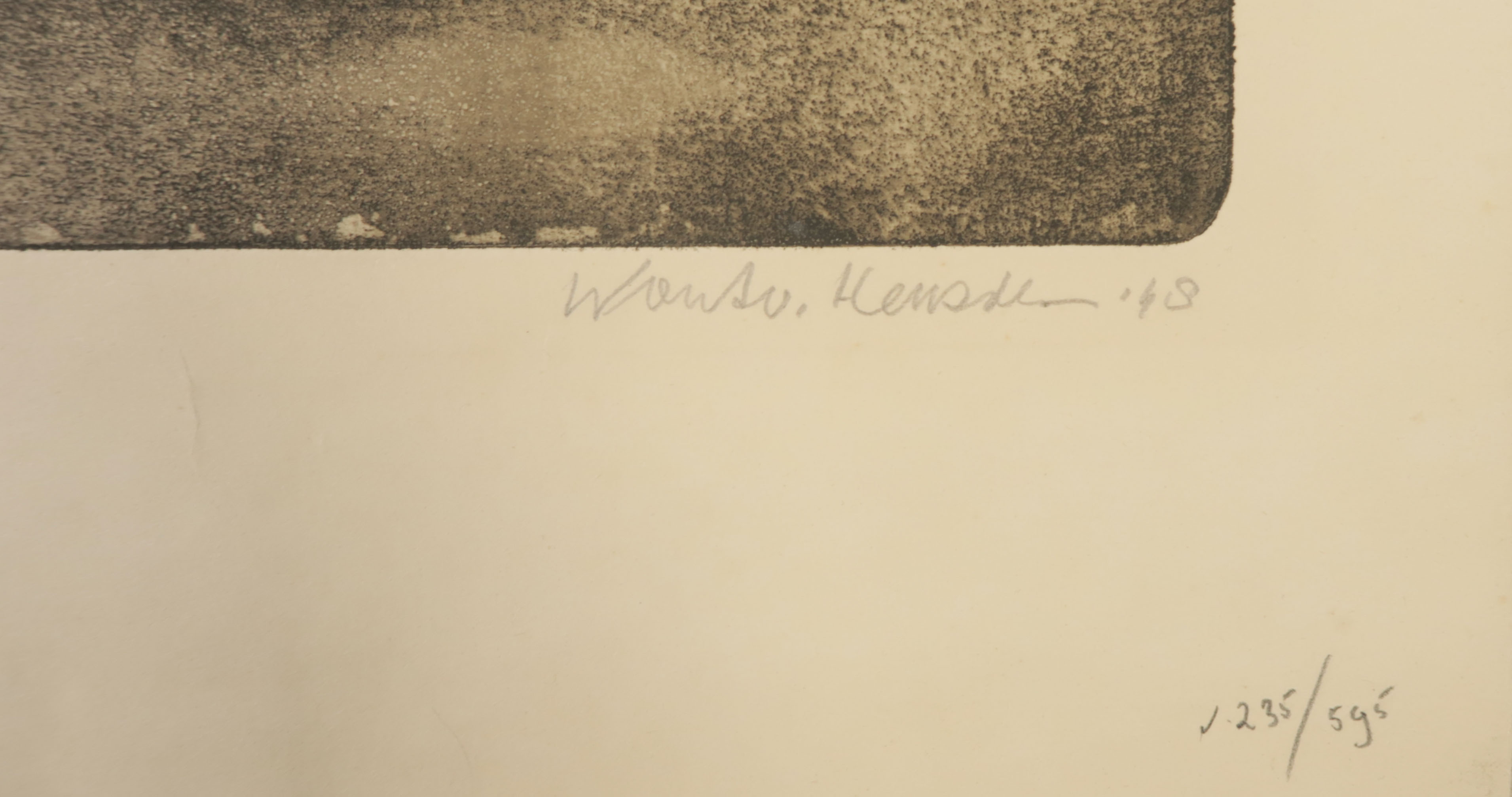 Wout van Heusden - Ets, Zonder titel kopen? Bied vanaf 40!