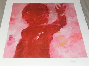 Armando - Kopf: Giclee op katoenpapier. Spetterende kleuren! Nu laatste keer vanaf € 1 ! kopen? Bied vanaf 1!