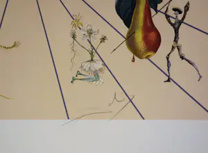 Salvador Dali - Flordali, De vlinderroos, originele litho kopen? Bied vanaf 200!