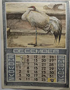 Chris Le Roy - Originele complete kalender 1937 heel met beschrijving kopen? Bied vanaf 300!