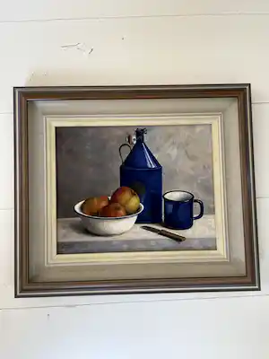 Annelies Jonkhart - appels in schaal verkauft für € 100!