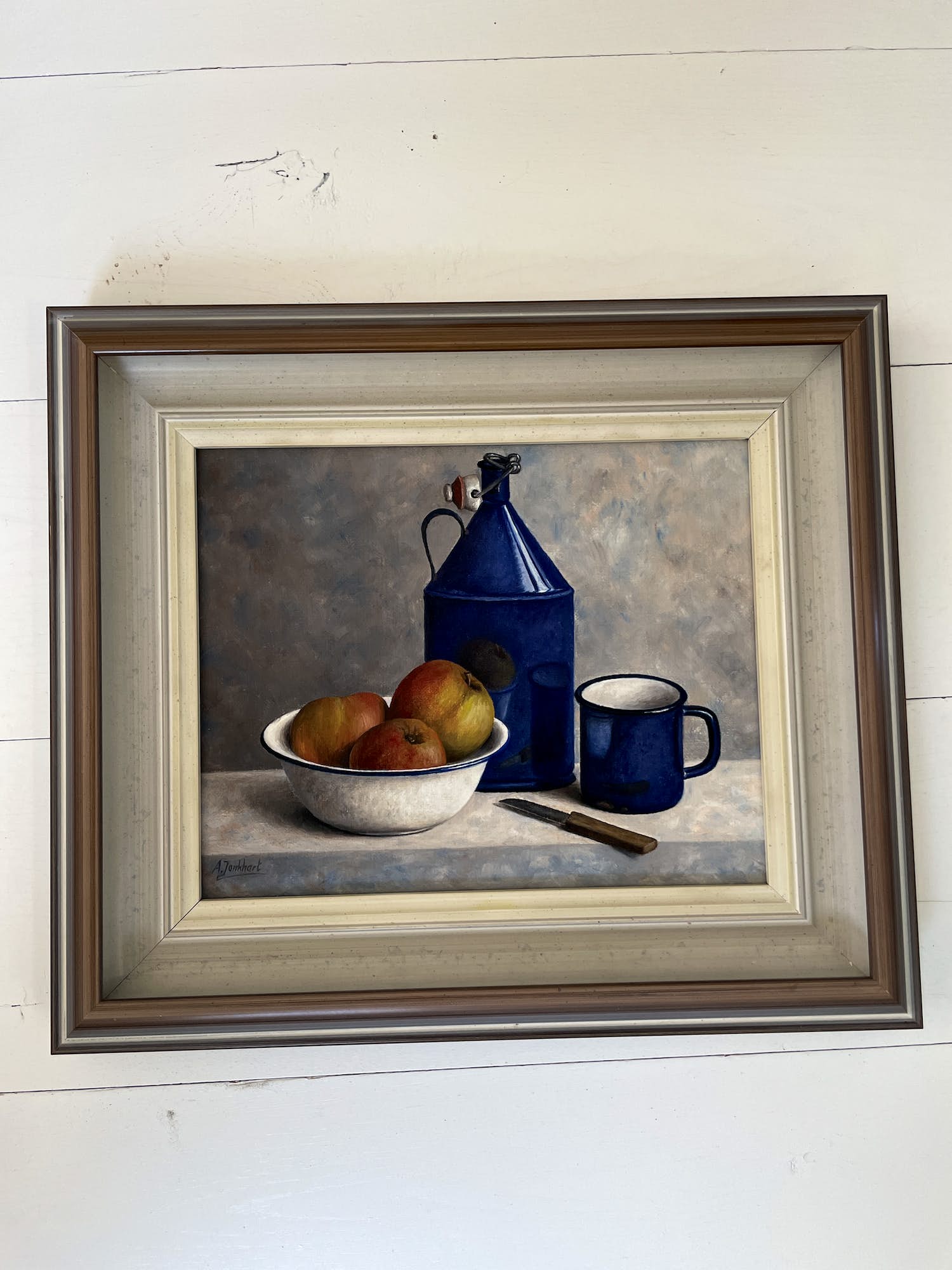 Annelies Jonkhart - appels in schaal verkocht voor € 60!