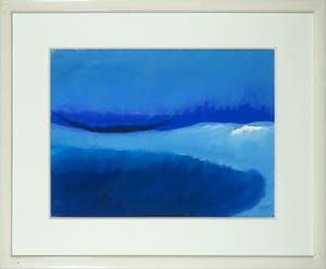 Ferd op de Coul - Gouache, Abstract landschap - Ingelijst kopen? Bied vanaf 60!