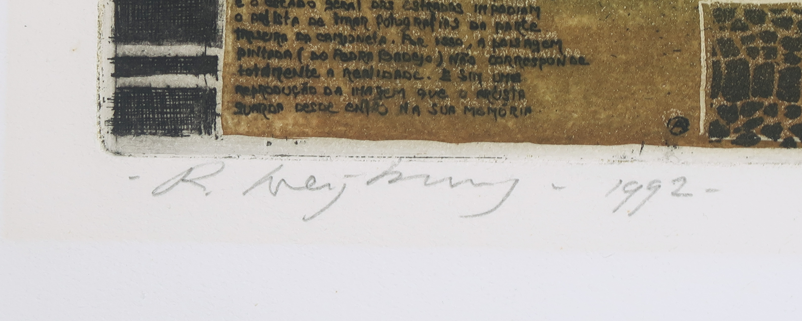 Rolf Weijburg - Ets en aquatint, Santiago kopen? Bied vanaf 40!