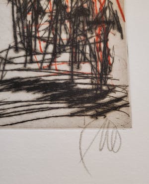 Markus Lüpertz - OHNE TITEL, signiert und e.a. kopen? Bied vanaf 300!