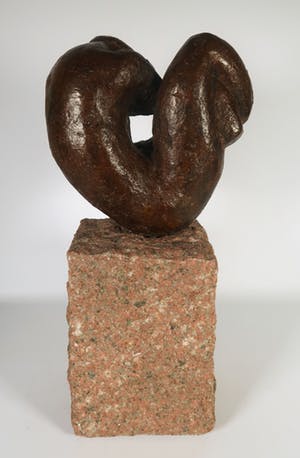 Jos Haeken - Brons en graniet, In gedachten (Zeer zwaar) kopen? Bied vanaf 1!