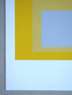 Josef Albers - Homage to the Square - Selected - Zeefdruk in 3 kleuren - 1971 kopen? Bied vanaf 100!