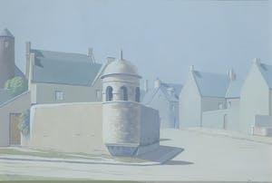 Johannes Herbert Plokker - Gouache op papier, Roscoff - Ingelijst kopen? Bied vanaf 1!