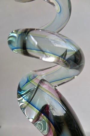 Vetro Design - Stairway to heaven - Glaskunst - Handgeblazen unicum - Groot kopen? Bied vanaf 1!