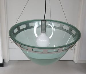 Jan des Bouvrie - Glazen hanglamp Portofino, uitgevoerd door Quasar kopen? Bied vanaf 100!