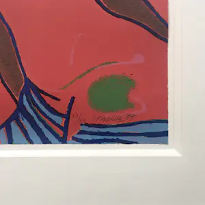 Corneille - ‘Été souverain’ - kleurenzeefdruk - 1987 - oplage XX- mooi ingelijst - groot. kopen? Bied vanaf 850!