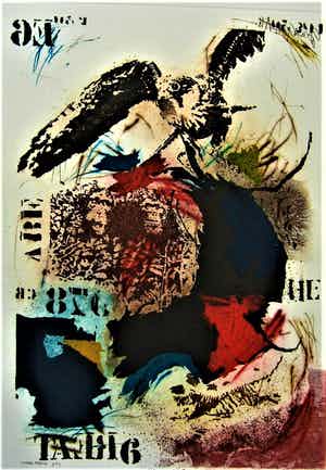 Simon Koene - Vliegende valk verkocht voor € 30!