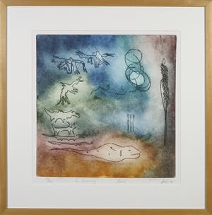 Ad Arma - Ets, De Jaarring - April - Ingelijst kopen? Bied vanaf 50!