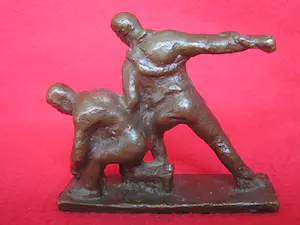 Brons (Onbekend) - De Roeiers kopen? Bied vanaf 35!