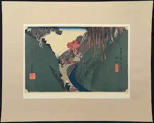 Ando Hiroshige - Houtdruk, Okabe kopen? Bied vanaf 35!