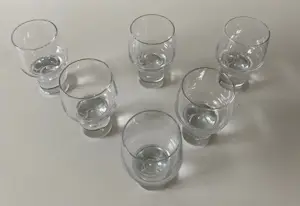 Kosta Boda - 6 stijlvolle midcentury sherryglazen "Mambo" / Vicke Lindstrand kopen? Bied vanaf 30!