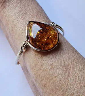 nieuwe Ambachtelijke prachtige amber  sterling zilveren armband kopen? Bied vanaf 120!