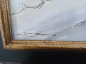 Jos van Dijk - Winterlandschap kopen? Bied vanaf 150!