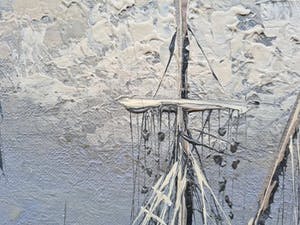 Niet of onleesbaar gesigneerd - Haven in de sneeuw kopen? Bied vanaf 1!