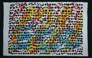 Jef Diederen - Linosnede op Japans papier, Zonder titel kopen? Bied vanaf 100!