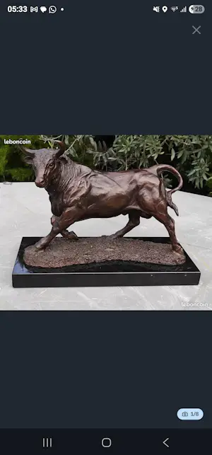Antoine-Louis Barye - Taureau kaufen? Bieten Sie von 946!