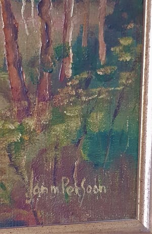 Niet of onleesbaar gesigneerd - boslandschap, kopen? Bied vanaf 1!