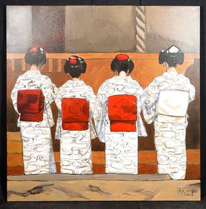 Valentin Bakardjiev - Olieverf op Doek, Byo I(Groot) kopen? Bied vanaf 100!