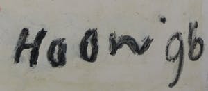 Pieter Haan - Acryl op doek, Hoofd I - Ingelijst kopen? Bied vanaf 1!