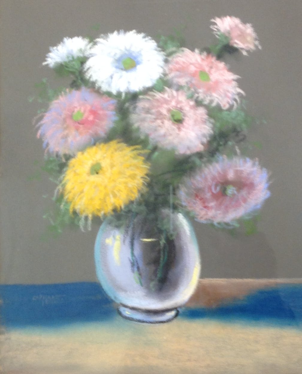 Niet of onleesbaar gesigneerd - bloemen in vaas kopen? Bied vanaf 1!