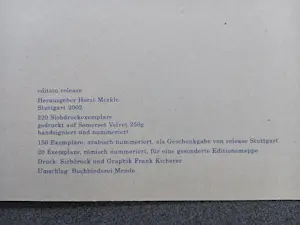 Lambert Maria Wintersberger - Ohne Titel, Siebdruck 2002, signiert und nummeriert kopen? Bied vanaf 70!